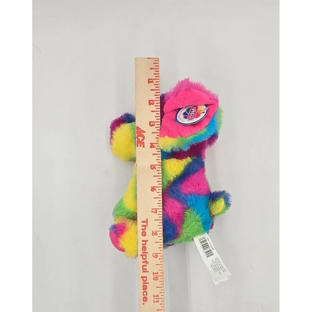 Nanco Rainbow Elephant Plush Stuffed Animal Multi‎ Color Tie dye Bright